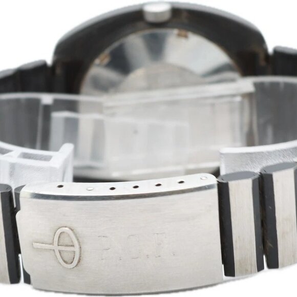 Vintage 38mm Baylor PVD & Steel Men\'s Automatic Wristwatch 2782 Swiss Steel